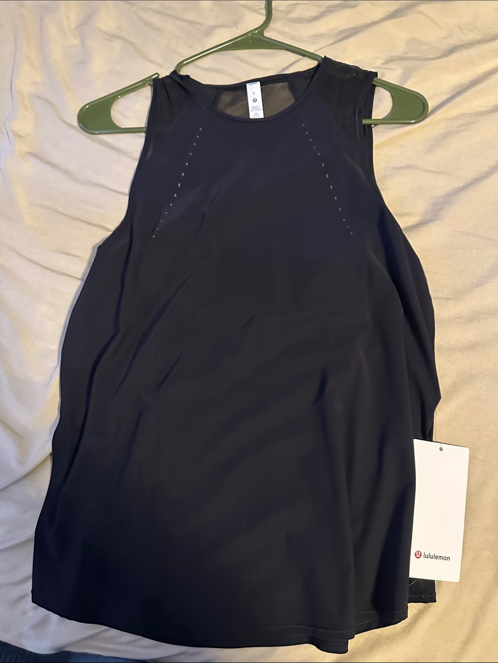 lululemon athletica Black Performance Sleeveless Tank